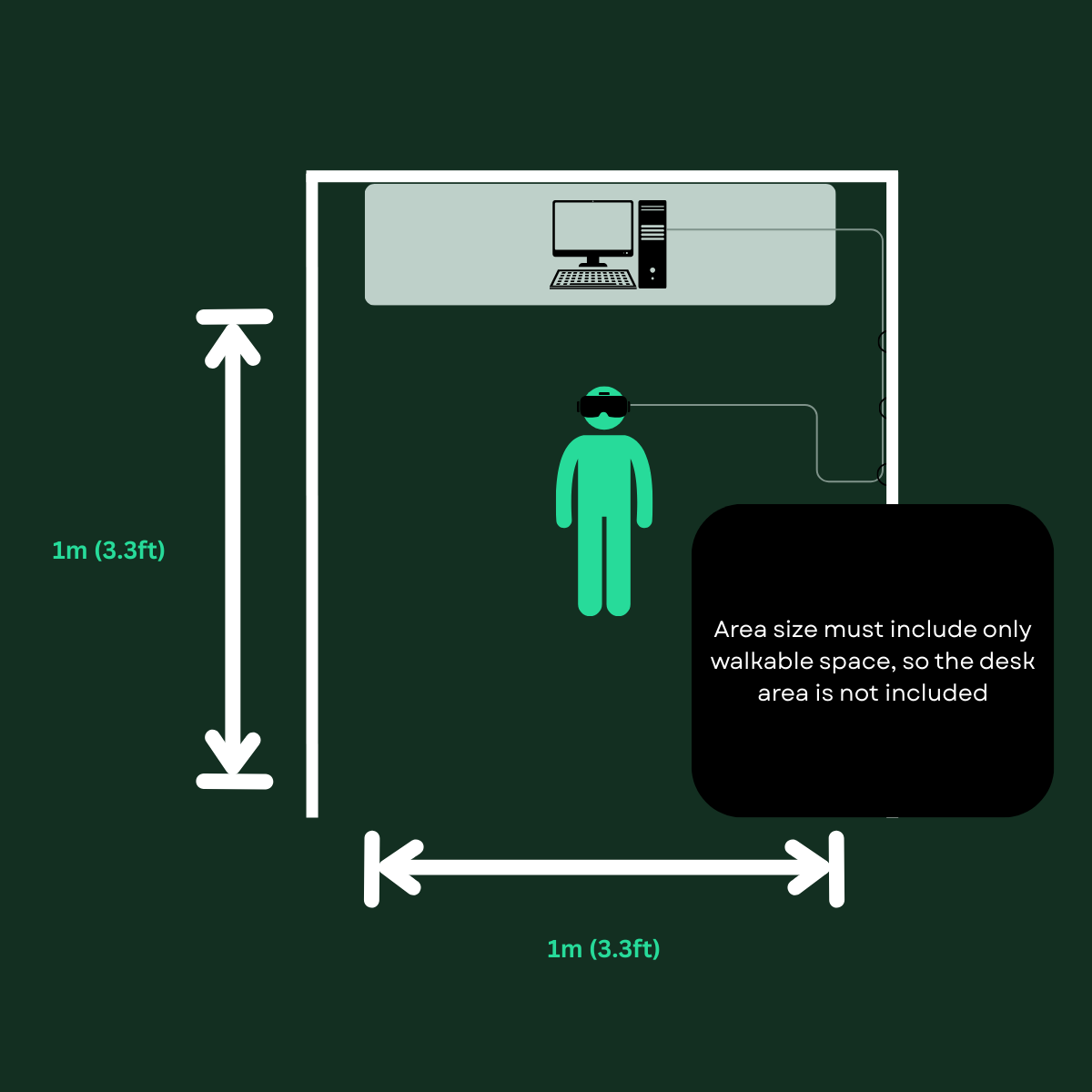 Standing VR graphic