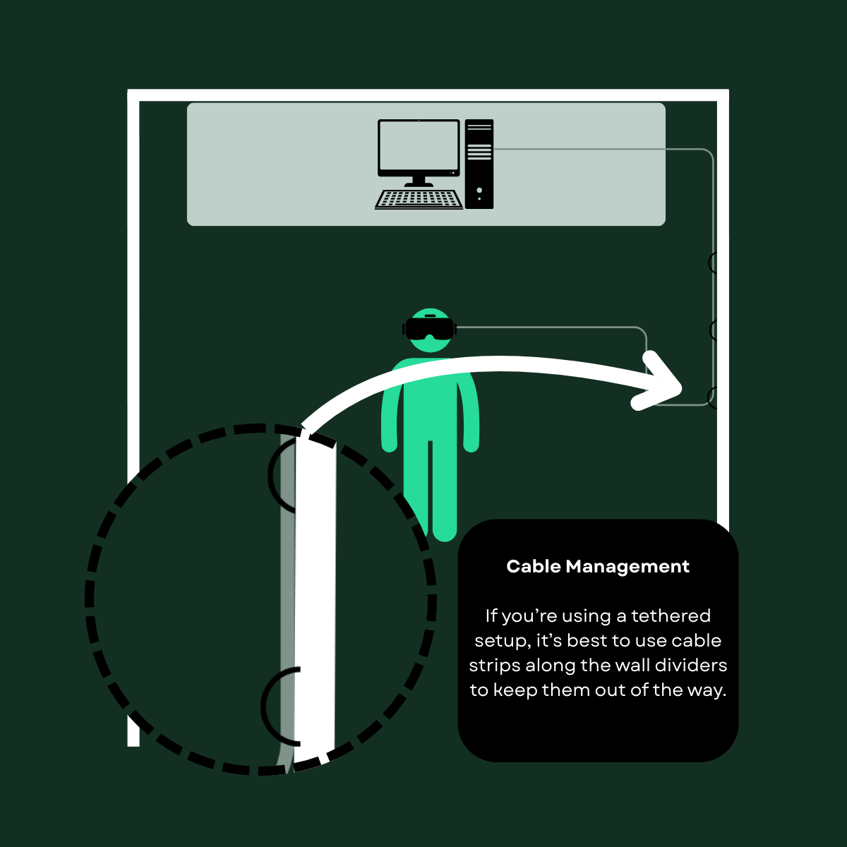VR Station Cable Management